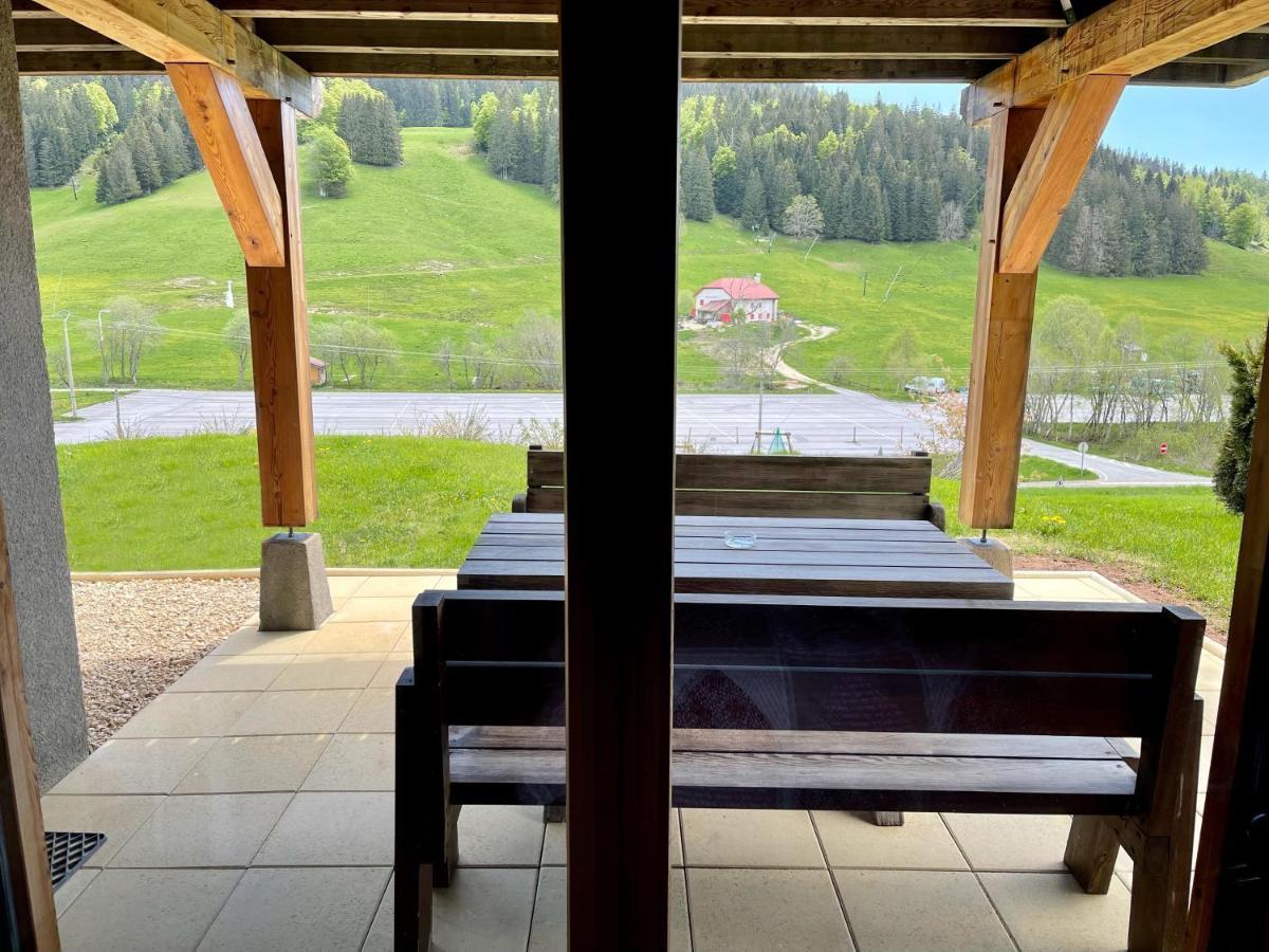 Gite Avec Terrasse Et Belle Vue - Chaletnelda Com Lamoura Exterior foto